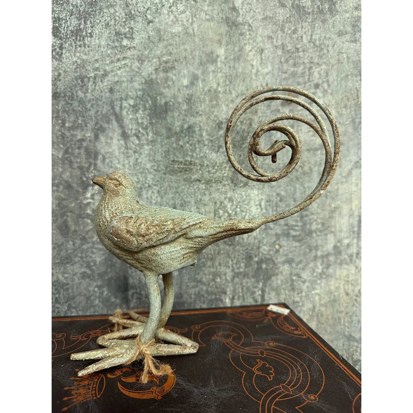 Rustic Cast Iron Napkin Holder-Bird