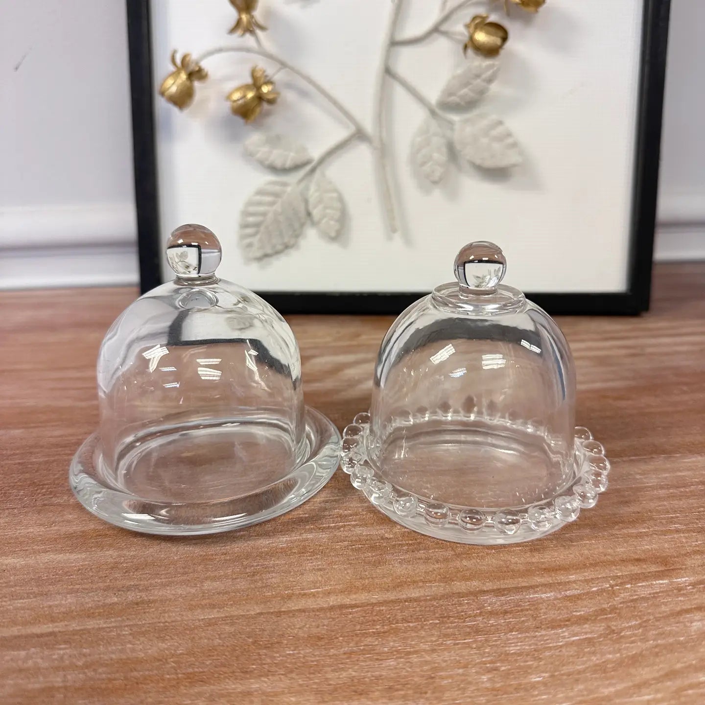 Glass Dome Display Cloche with Base