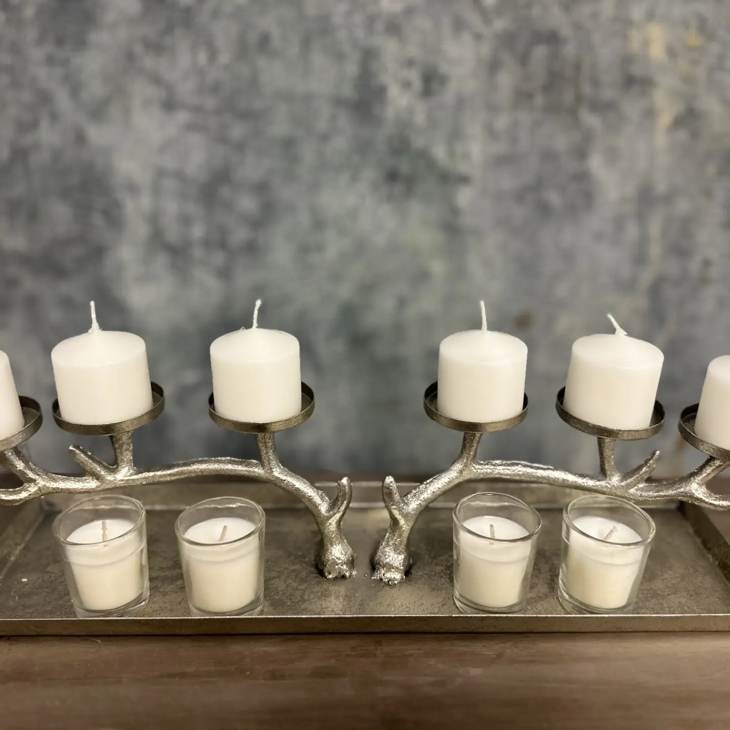 Iron Twig Candle Holder