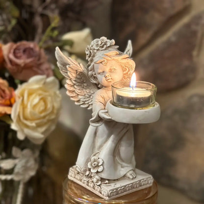 Angel Tea Light Candle Holder