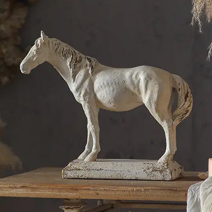 Rustic Horse Sculpture