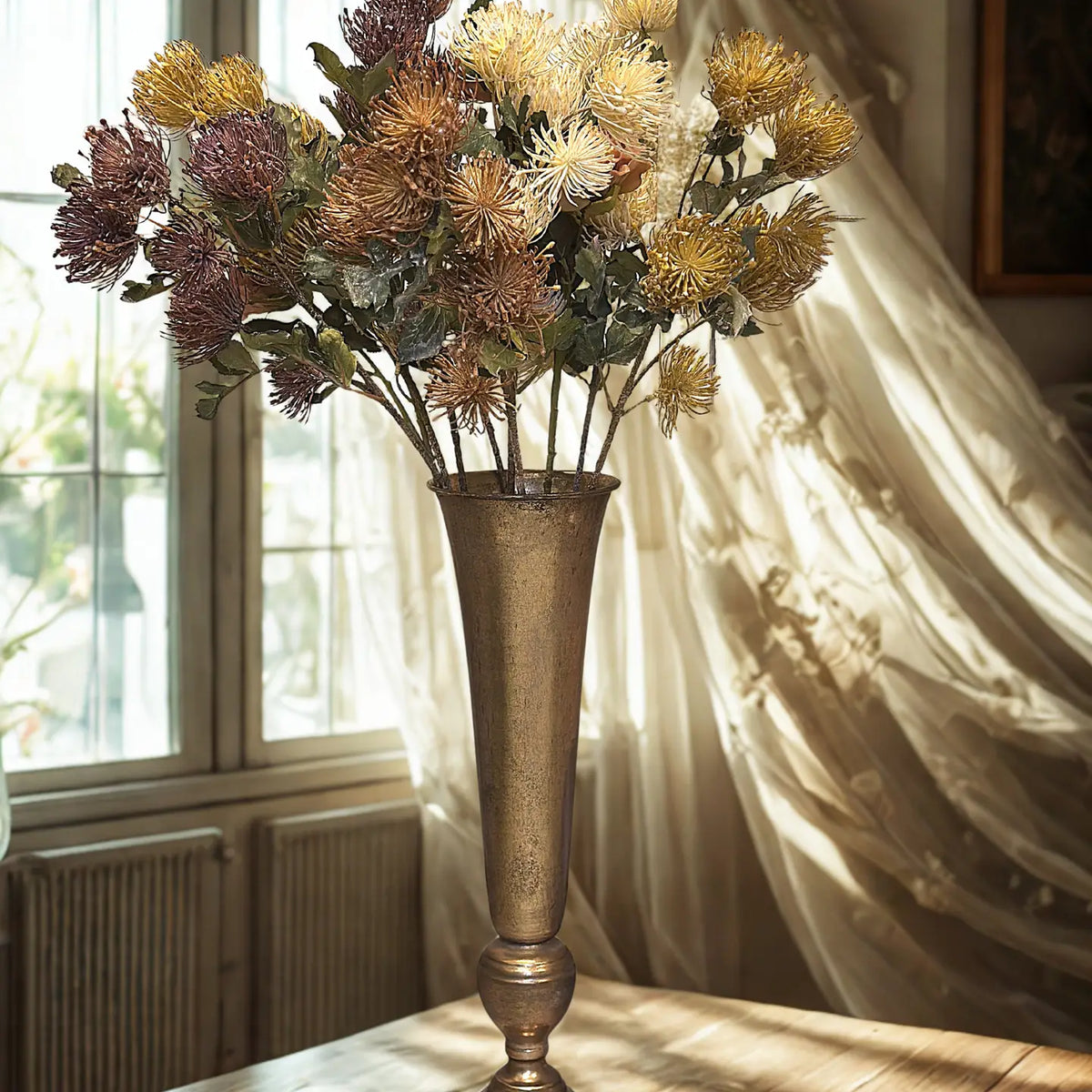 Artificial Pincushion Protea Arrangement
