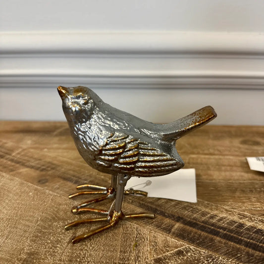 Cast Iron Bird Table Decor