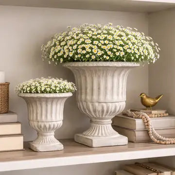 CEMENT URN PLANTER