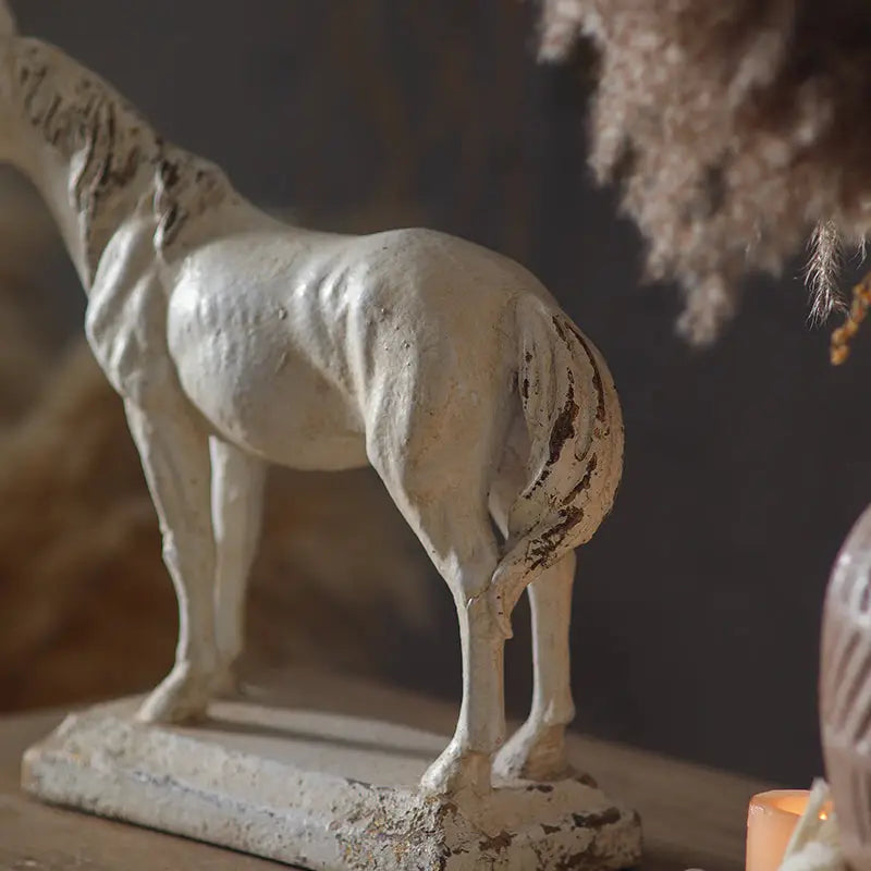 Rustic Horse Sculpture