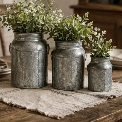 Iron Jars Set of 3