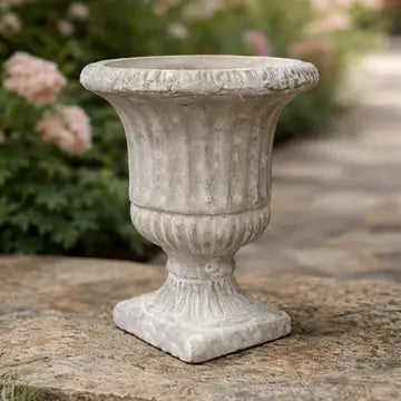 CEMENT URN PLANTER