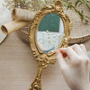 French Alloy Wall Mirror With Hand-Held Style A