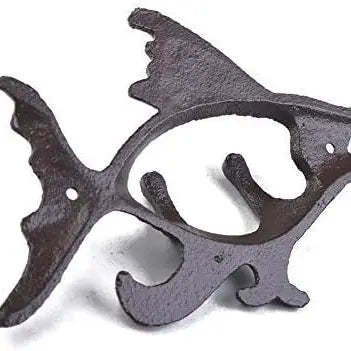 Antique Cast Iron Fish Wall Hook