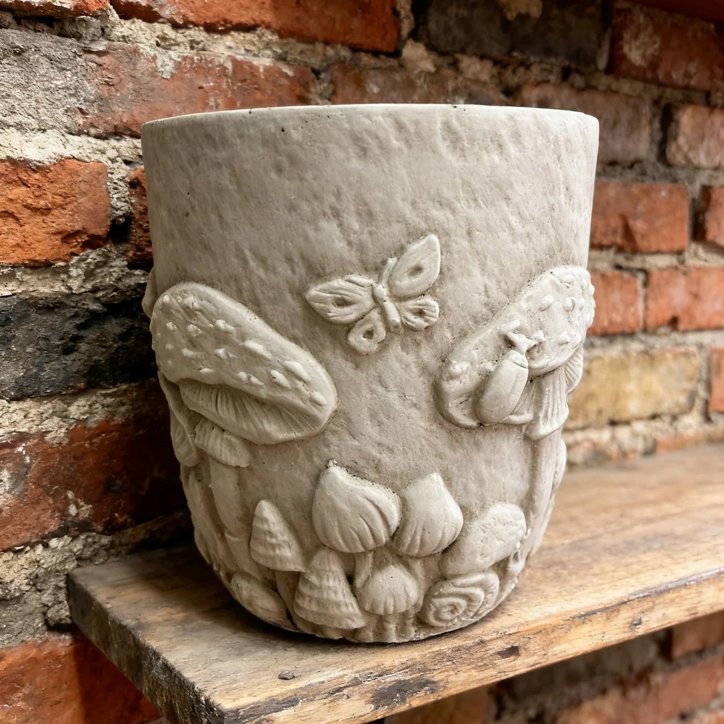 Woodland Mushroom & Butterfly Planter