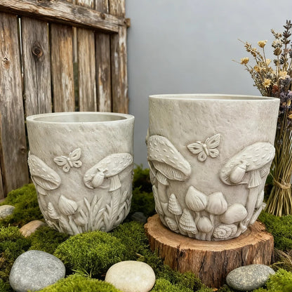 Woodland Mushroom & Butterfly Planter