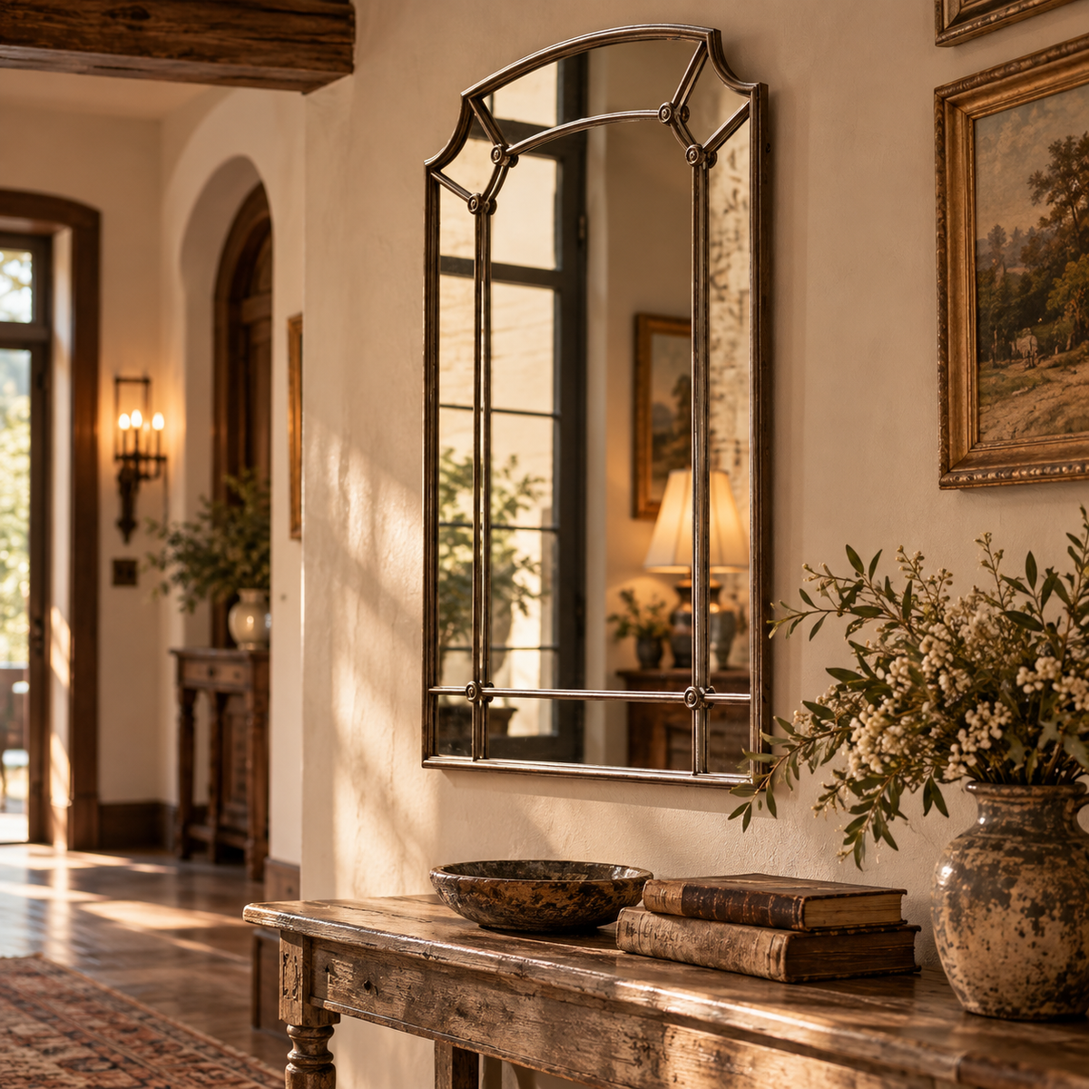 Cast Iron Classic Mirror