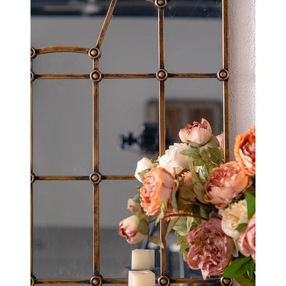 Iron Frame Wall Mirror