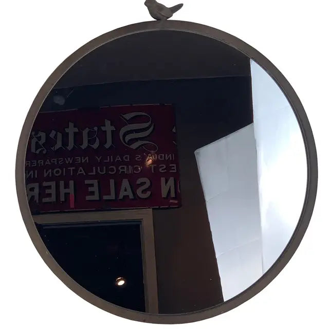 Round Bird Mirror
