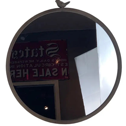Round Bird Mirror