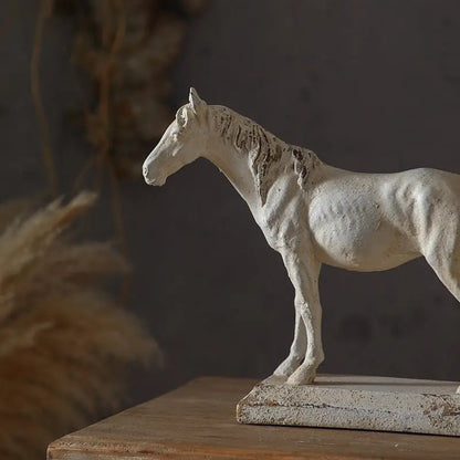 Rustic Horse Sculpture