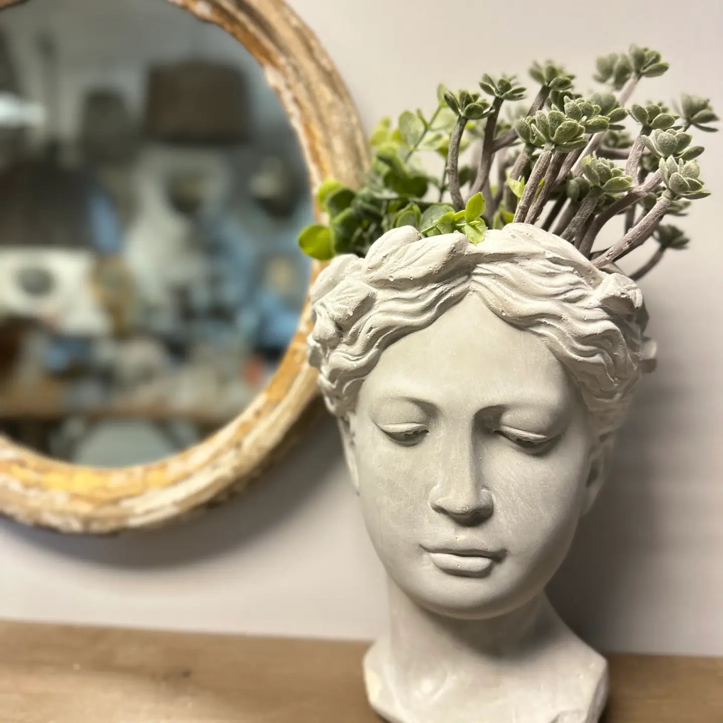 woman head planter pot Lady Head Planter – Mothology