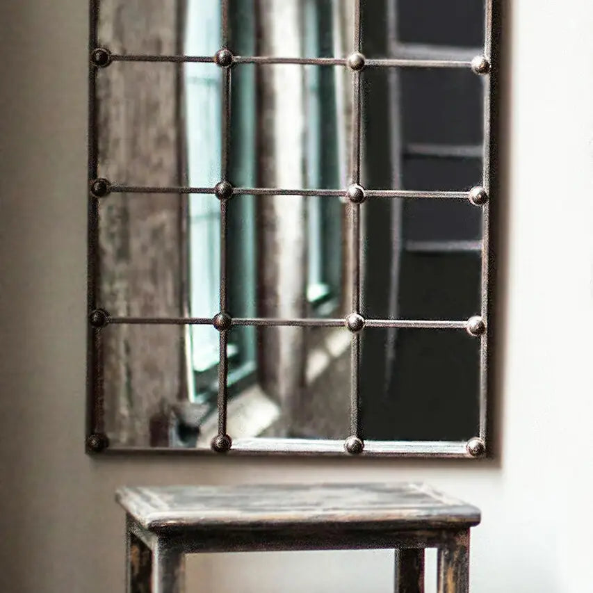 Cast Iron Rectangle Mirror