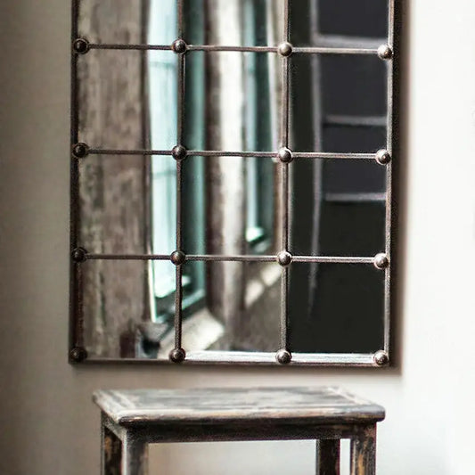 Cast Iron Rectangle Mirror