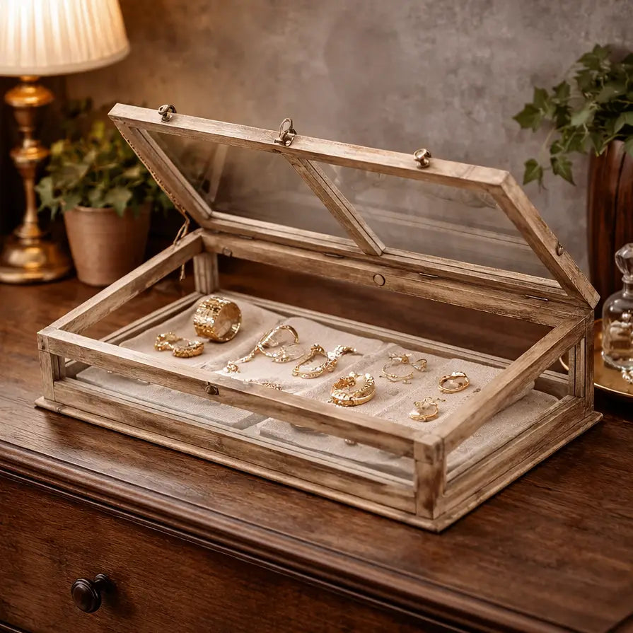 Vintage Style Jewelry Case