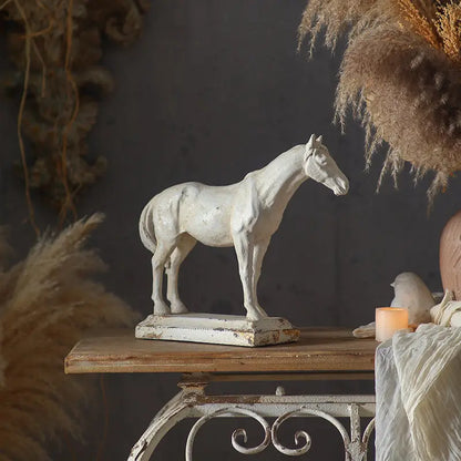 Rustic Horse Sculpture