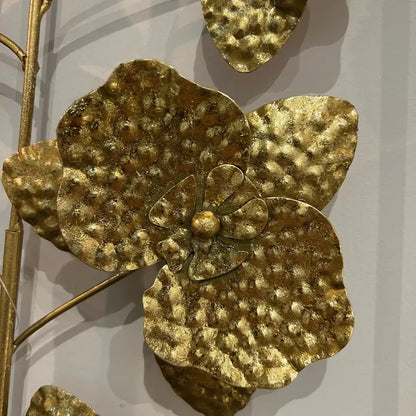 METAL FLOWER WALL DECOR