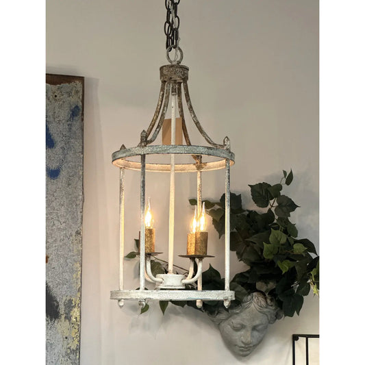 Rust Iron Dining Table Lamp